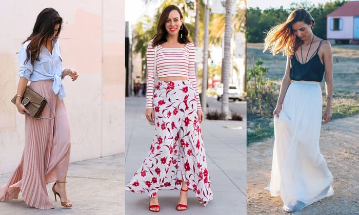 How to Wear Long Skirts without Looking Frumpy